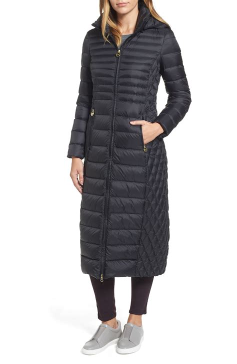 michael kors extra long puffer coat|Michael Kors puffer coat women.